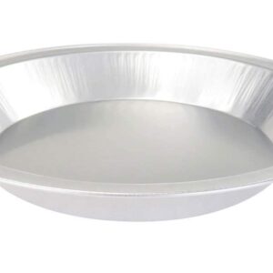 KitchenDance Disposable aluminum foil Pie Pan - 9 Inches Heavy Duty Reusable Aluminum Foil Pie Pan Perfect for Baking, Cooking, Food Preparing, Oven Safe Foil baking Pan, 509, Pack of 10