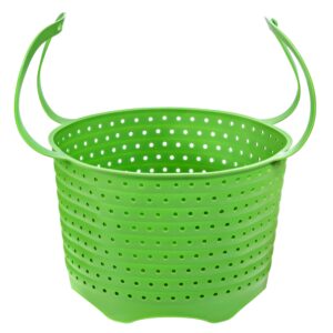 silicone steamer basket | foldable, space-saving | fits 6,8 qt instant pot and similar-sized pressure cookers accessories