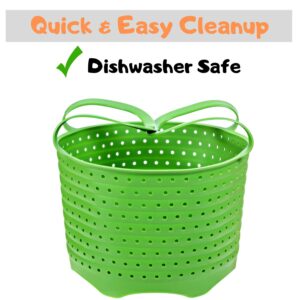 Silicone Steamer Basket | Foldable, Space-Saving | Fits 6,8 Qt Instant Pot and Similar-Sized Pressure Cookers Accessories