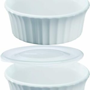 CorningWare Baking Dish French White 16oz - 1 Dish and a Matching Lid