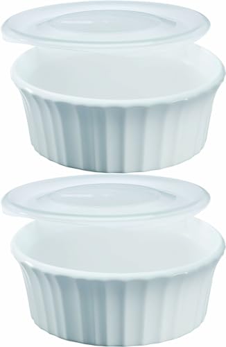 CorningWare Baking Dish French White 16oz - 1 Dish and a Matching Lid