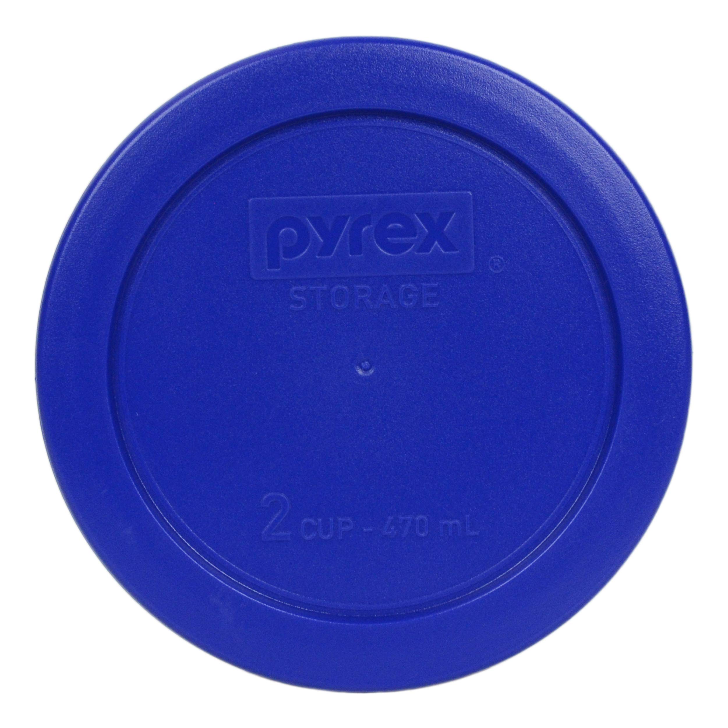 Pyrex (2) 7402-PC 6/7 Cup Blue (2) 7201-PC 4 Cup Meyer Yellow (3) 7200-PC 2 Cup Cadet Blue (2) 7202-PC 1 Cup Blue Replacement Food Storage Lids Made in the USA