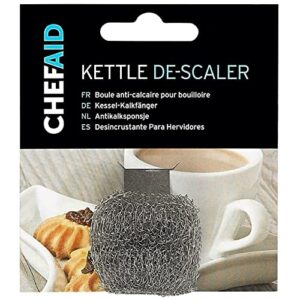 chef aid stainless steel doughnut kettle descaler, silver