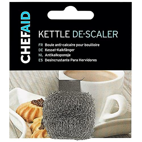 Chef Aid Stainless Steel Doughnut Kettle Descaler, Silver