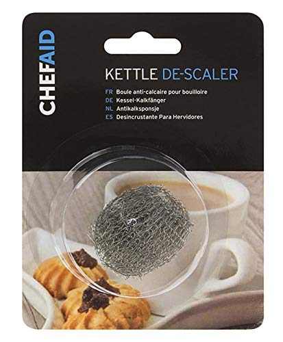 Chef Aid Stainless Steel Doughnut Kettle Descaler, Silver