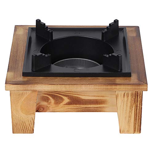 Jerliflyer Japanese alcohol wood stove,Portable Alcohol Stove for Outdoor Picnic for Soup Pot Roasting Pan Kettle