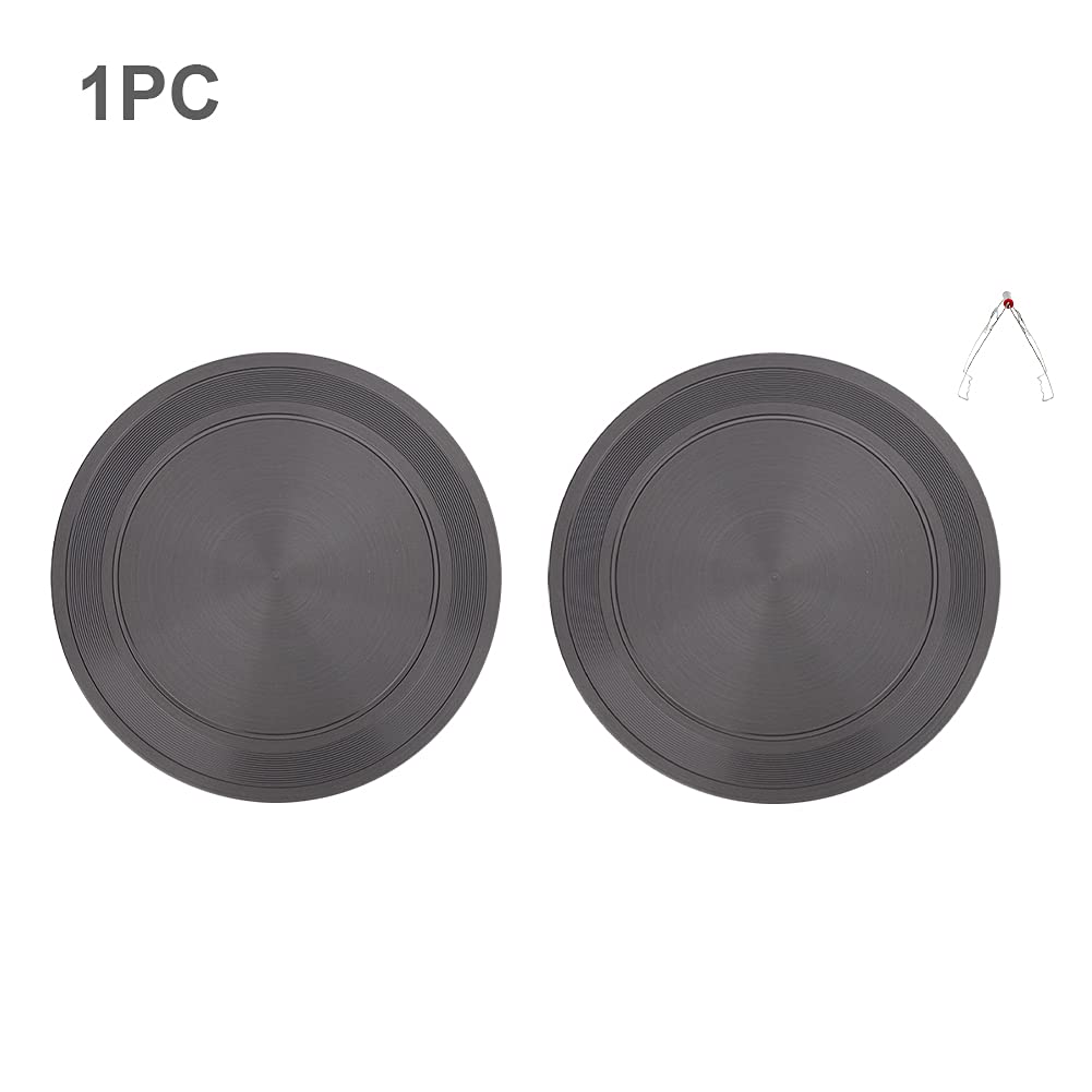 Heat Diffuser Plate, Heat Diffuser Gas Stove Diffuser Heat Conduction Plate, Non-Stick Hob Ring Plate Double-Sided Non-Sli p for Gas Stove Glass Cooktop 7.8" in Dia(Type 1)