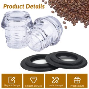 Omoojee Coffee Percolators Knob Top and Washer Ring, 2 Sets Camping Coffee Pot Top Replacement Parts, Compatible with Farberware Coffee Maker