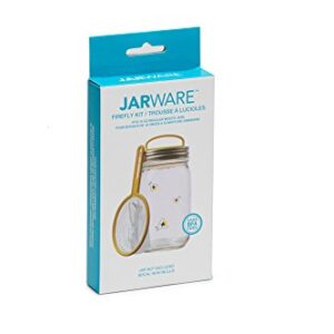 Jarware Firefly Catcher Kit for Regular Mouth Mason Jars, Yellow