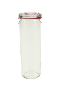 weck 905 cylindrical jars, 16.9 ounce - set of 6