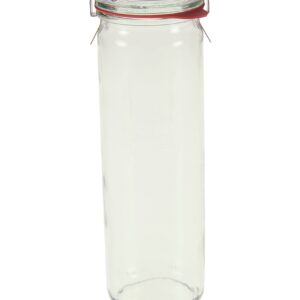 Weck 905 Cylindrical Jars, 16.9 Ounce - Set of 6