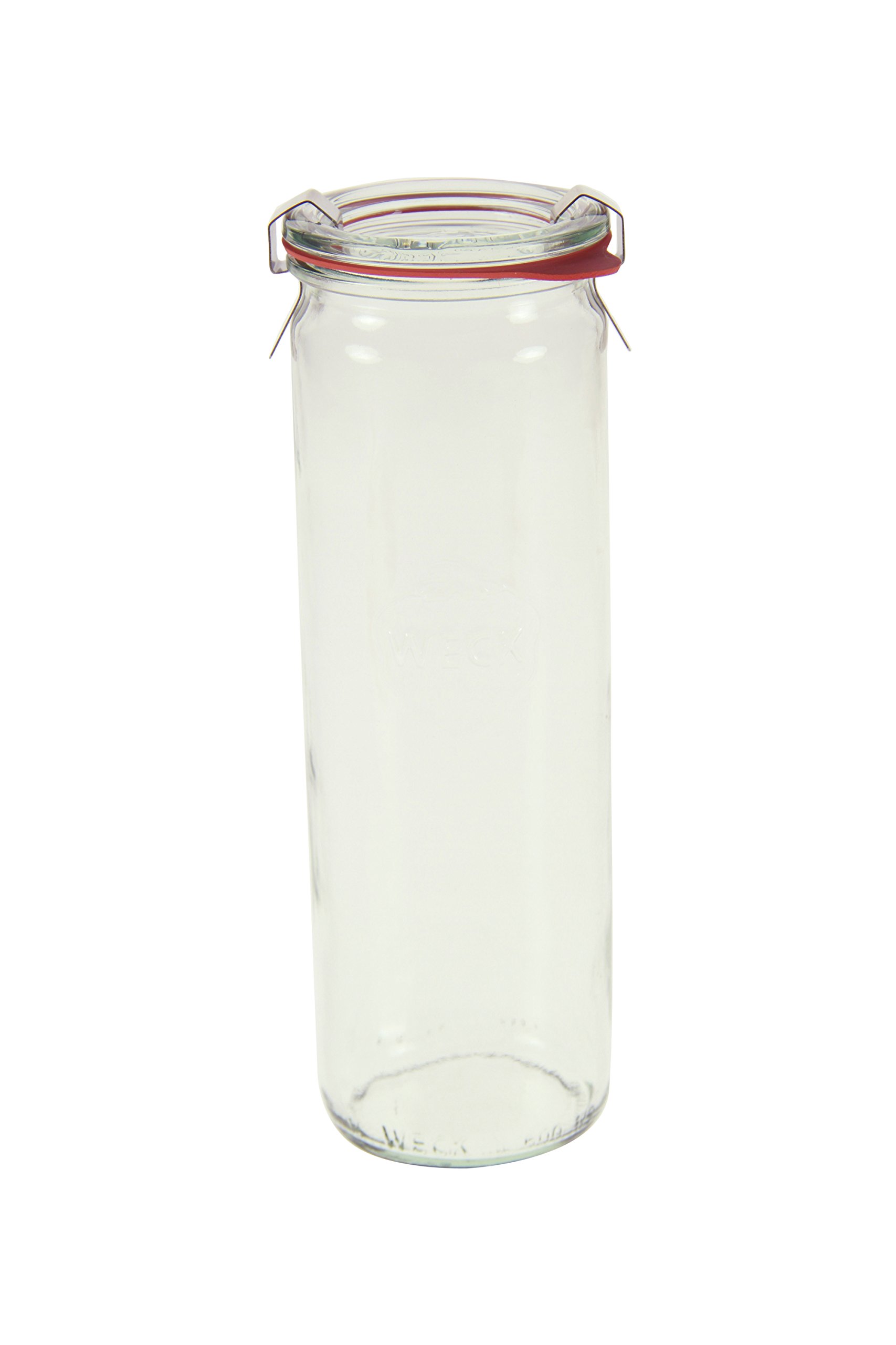 Weck 905 Cylindrical Jars, 16.9 Ounce - Set of 6