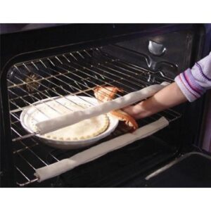 oven rack guards - cool touch by jaz 18" extra long oven rack guards (pack of 2)