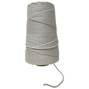 regency wraps butchers cooking twine, made of heavy-weight natural cotton for turkey trussing and meat prep for roasting 1200ft cone, approx. 1lb pack of 1