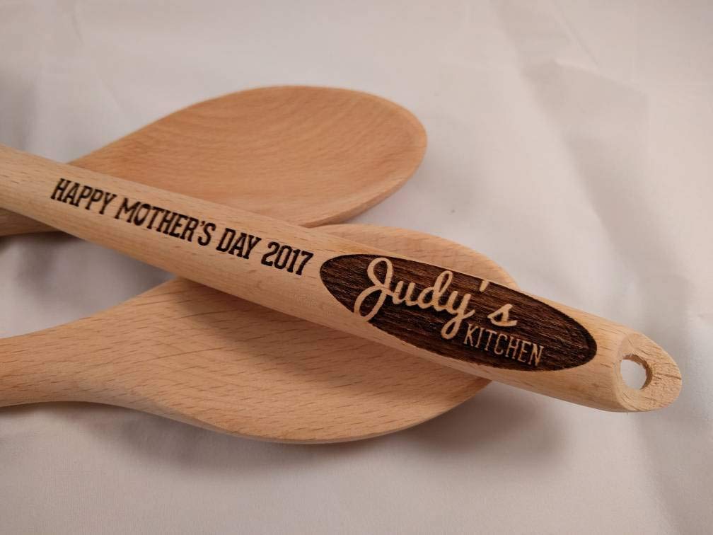 Mothers Day Gift, Personalized Wooden Spoon, Personalized Spoon, Wooden Spoon, Gift for Her, Baking Gift, Cooking Gift, Engraved Spoon, Best Gifts for Mom, Mom Gifts