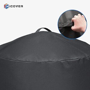 iCOVER 360° Griddle Cooking Center Cover, Designed for Cuisinart 22" CGG-888 360 Griddle Measures 30" x 30" x 46"