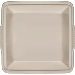 Le Creuset Stoneware Heritage Covered Square Casserole, 9-Inch, Artichaut