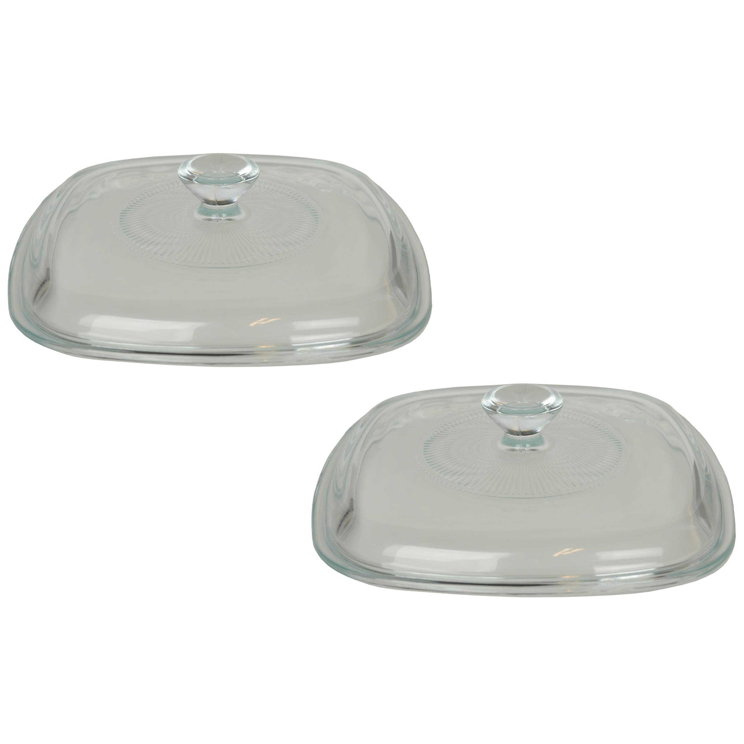 Corningware A7C 6021843 1-1.75L Clear Glass Lid - 2 Pack