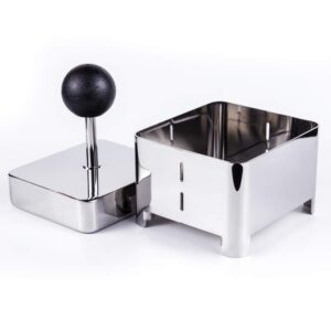 raw rutes - tofu press (ninja) - remove water from tofu or make your own tofu or paneer - usa made from stainless steel