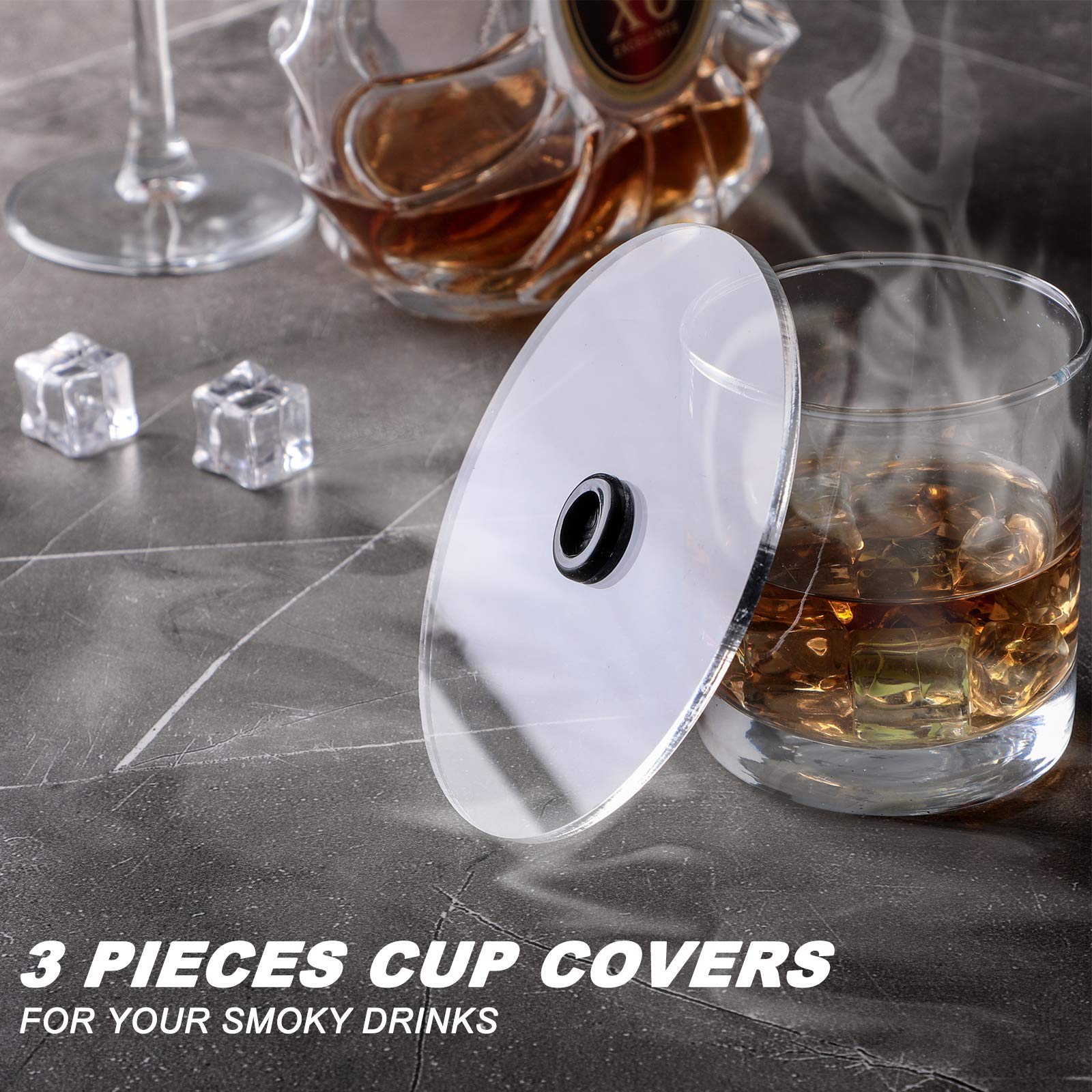 Infuser Lids Cocktail Drinks Covers Handy Cup Lids for Cocktail Drinks Accessories (3)