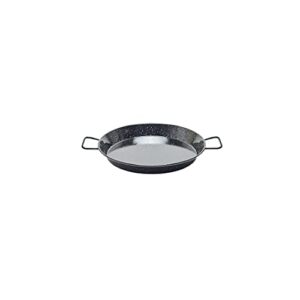 garcima 16-inch enameled steel paella pan, 40cm