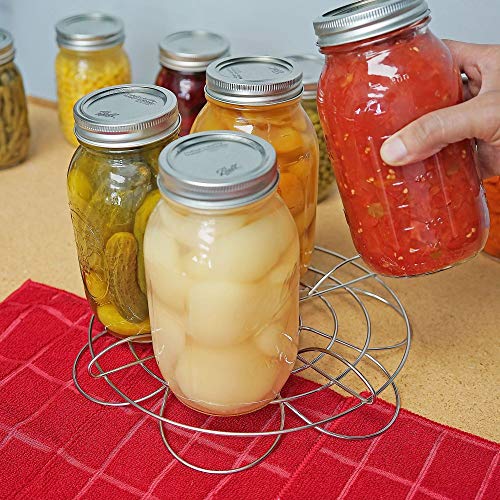 Southern Homewares Canning Rack Reversible Stacking System - For Pressure Cooking Canning Mason Jars Food Storage - 2 Pack