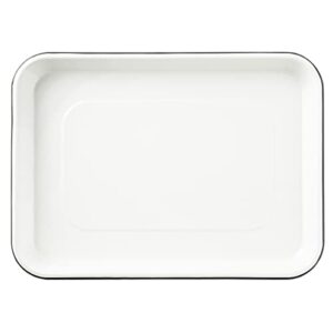 TableCraft 10347 White Enamel 1/4 Size Sheet Pan