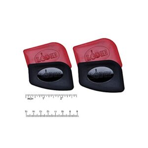 Lodge Polycarbonate Red and Black Pan Scraper, Set of 4