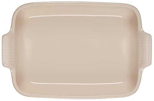 Le Creuset Stoneware Heritage Rectangular Dish, 4 Qt. (12" x 9"), Sea Salt