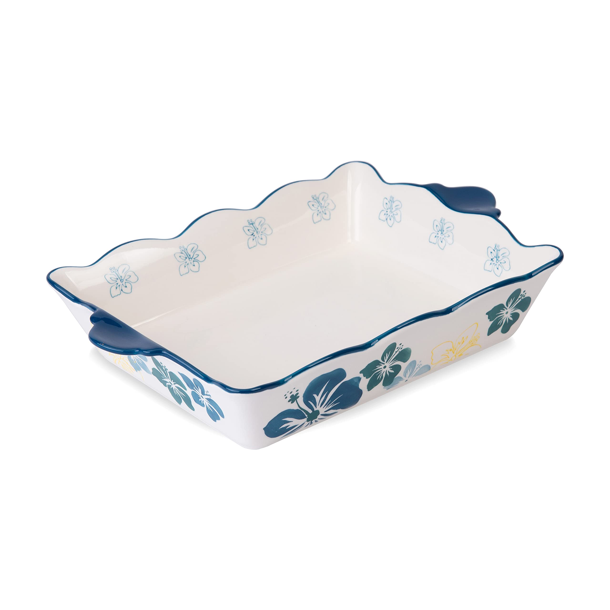 Sagoskat Casserole Dish Baking Dish Ceramic Baking Pan Nonstick Baking Dish Blue Lassagne Pan 9x13 Baking Dishes for oven Casserole Dishes for Kitchen