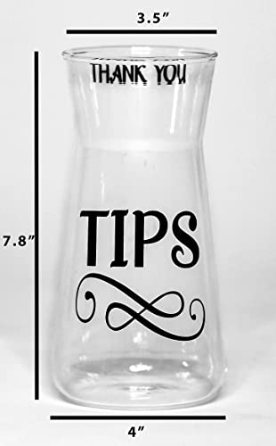 Tip Jar for Bartender Money, Musician Tip Jar for Money, Tip Jar for Restaurants, Money Tip Cup for Coffee Shop, Tip Jar for Money Funny