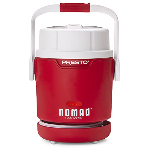 Presto 06015 Nomad Mason Traveling, Portable Food Warmer, 1 Pint Jar, Red