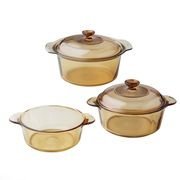 visions® 5-piece dutch oven cookware set with 3.5-liter stewpot
