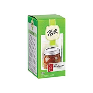 ball canning - lids & bands reg mouth - case of 10-12 ct