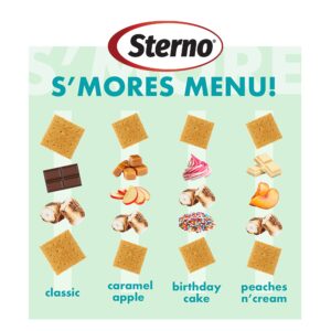 Sterno Table Top Smores Maker Kit with Easy Clean Serving Tray, Designed for Safe, Cord Free Indoor or Outdoor Fun, or Ideal for Kids, Parties, Fun Housewarming Gifts and More Red
