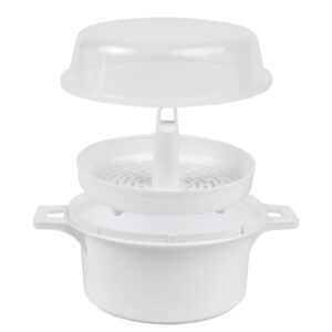 Home-X Microwave Round Steamer Set