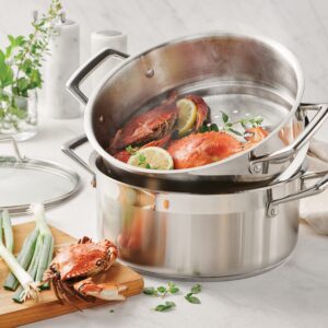 Tramontina Steamer Set Stainless Steel Induction-Ready 5 Quart, 80120/523DS