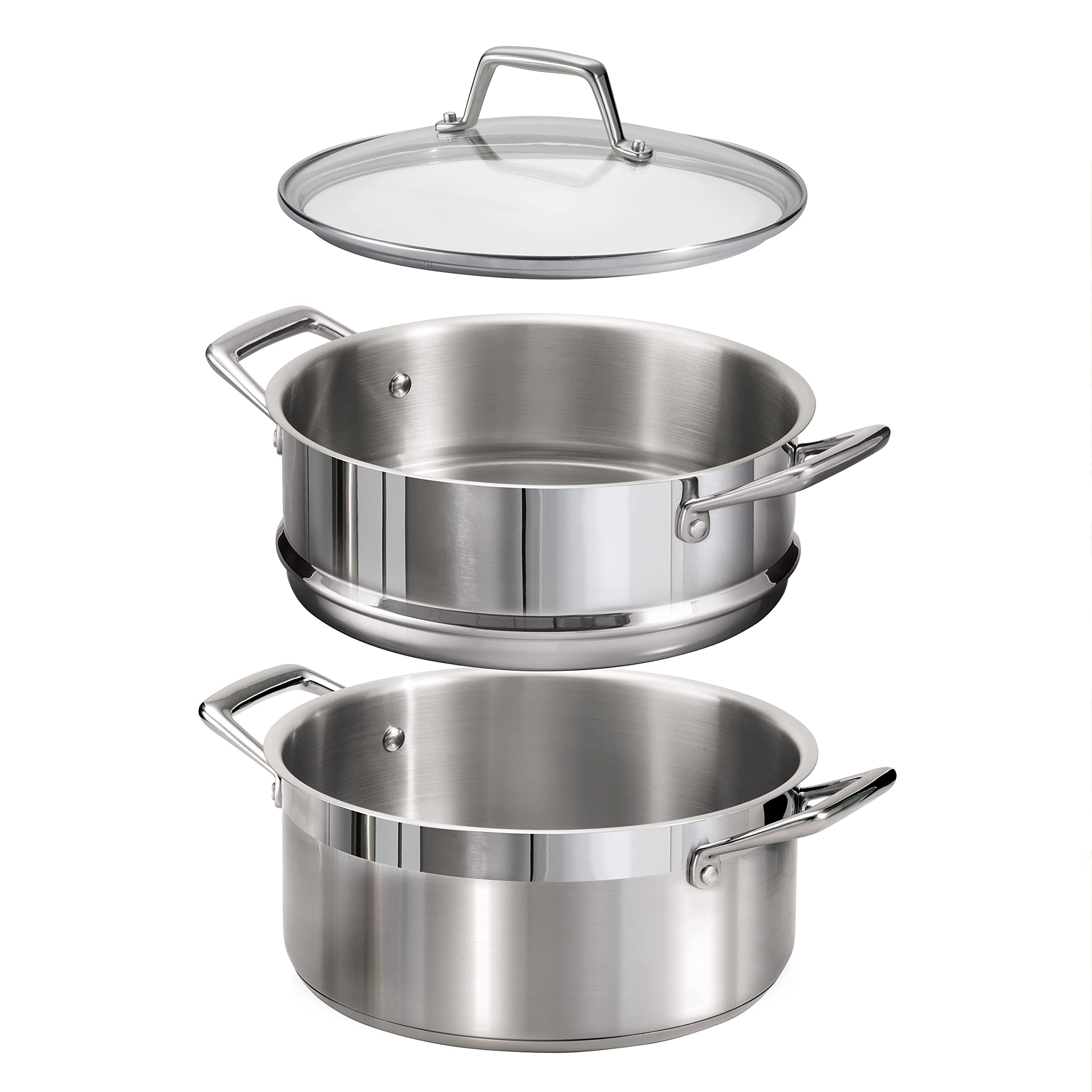 Tramontina Steamer Set Stainless Steel Induction-Ready 5 Quart, 80120/523DS