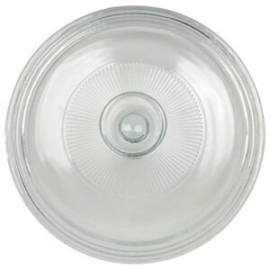 corningware g-5c 1.5 quart fluted round glass lid