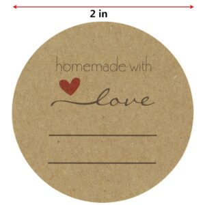 Jam and Jelly Jar Labels, Canning Labels for Mason Jars and More(2" Round 500/roll) with Lines for Writing- Jar Labels Jam, Jelly, and More (Navy)