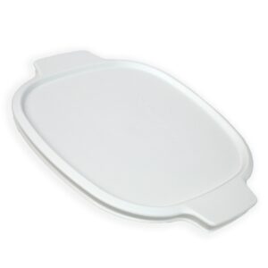 corningware stovetop 2-qt / 3-qt white plastic lid #a-2-pc (fits corningware a-2-b and a-3-b glass dish)