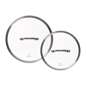 calphalon premier 10-inch and 12-inch glass lid combo