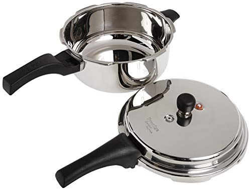 Prestige Deluxe Stainless Steel Deep Pressure Pan 5 liters