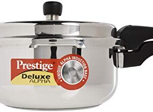 Prestige Deluxe Stainless Steel Deep Pressure Pan 5 liters