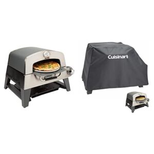 cuisinart pizza bundle - 3-in-1 pizza oven plus (oven, griddle, & grill) & 3-in-1 pizza oven plus grill cover