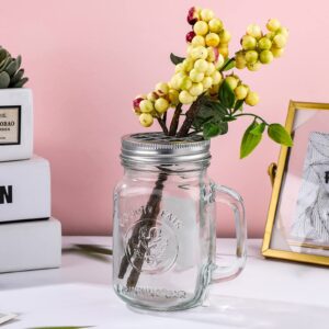 30 Pieces Mason Flower Jar Lid Mason Jar Lids with Straw Hole Stainless Steel Flower Insert Lid Insert Mason Grid Organizer Lid Decorative Flower Organizer Lid for Regular Mouth