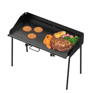 bbq777 14" x 32" Fry Griddle Heavy-duty Steel Cooking Griddle Compatible with Camp Chef Griddle Stoves EX60LW, EX60P, EX60PP, EX60P, EX60B, EX280LW for Camp Chef Explorer 2-burner Camp Stove