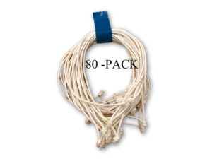clucker-truss gourmet elastic trussing strings; 6 inch white heavy duty (80 pack, white)