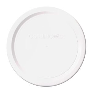 corningware french white 16-oz round plastic cover
