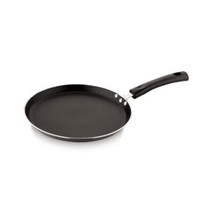 Shourya Trading Non Stick Dosa Pan or Roti Tawa,Big Dosa Pan Size-285 mm,Thickness 2.6mm,Non Stick Dosa Tawa,Round Griddle,Cookware pan- Color -Black